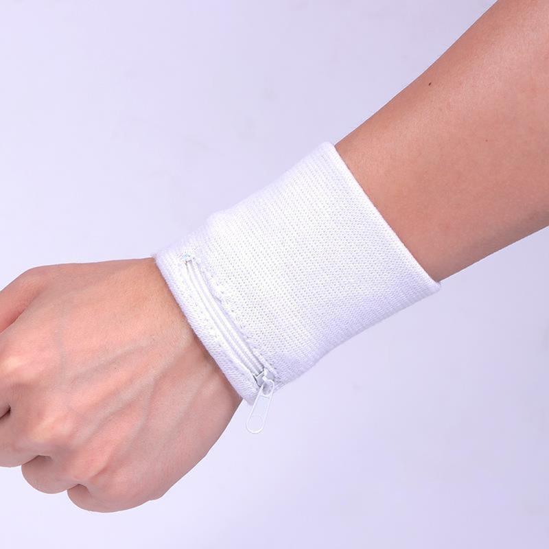 

Sports Wristband with Zipper Pouch Running Sports Arm Band Bag For MP3 Key Card Storage Bag Basketball Sweatbands Wristband Bags S
