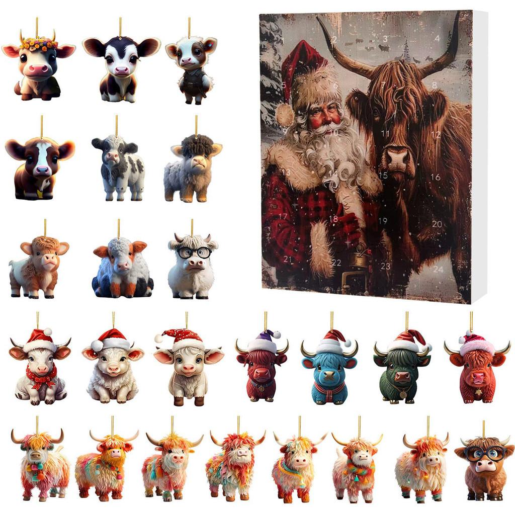Weihnachts-Blindbox-Kreationen Mit Yak Acryl Hängedekoration Für Feiertagsgeschenke