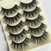 5Pairs Beauty Thick Natural False Fake Eyelashes Eye Lashes Extension Cross Makeup Tool
