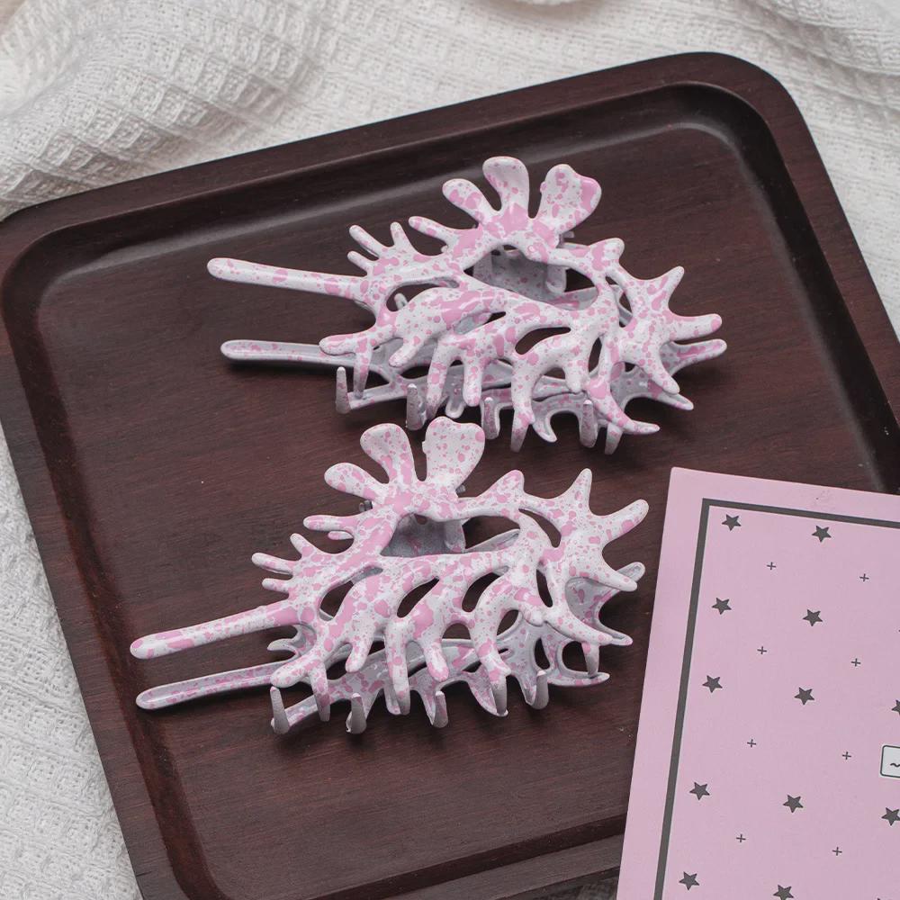 Multicolor Conch Shark Hair Clip - High-End Back Hair Accessory Design