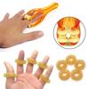 2 Pcs Finger Roller Massager and 5 Pcs Acupressure Massage Rings for Finger Hand Massage, Hand Blood Circulation Massage Roller Tools, Handheld S