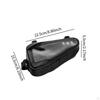 Bicycle Triangle Bag Storage Reflective Tool Accessories Pouch under Seat Strap on for Road