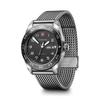 VICTORINOX SWISS ARMY Analog Waterproof Quartz Black Mesh Stainless Steel Case Interchangeable Brand Gift Men's Watch, Dial, Bracelet, (316L), Strap,