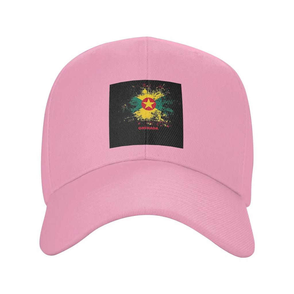 Unisex Baseball Hats Grenada Watercolor Flag Of Grenada Grenadian Outfit Streetwear Summer Sports Baseball Caps Casquette