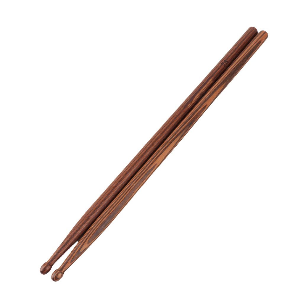 One Pair of 7A Wooden Drumsticks Drum Sticks Maple Wood Drum Set Accessories