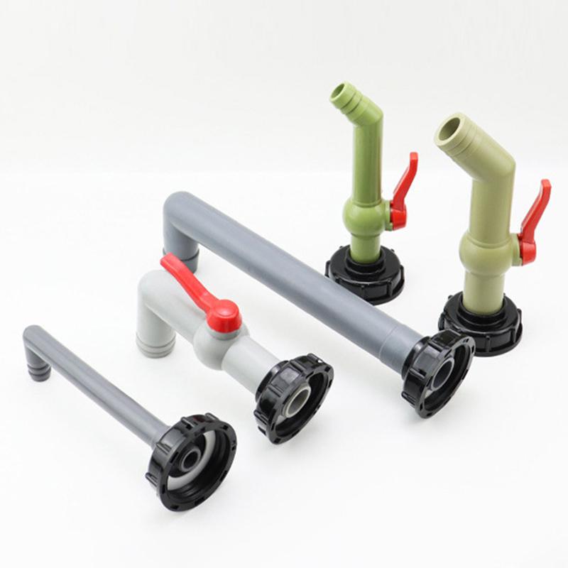 Ibc Tank Adapter Valve Fittings S60*6 Coarse Thread To 1/2 3/4 1" Water Tank Connectors Garden Hose Faucet Accessories