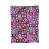 Coperta all'uncinetto Coperte vintage Granny Square Coperta calda in flanella Copriletto per letto Soggiorno Picnic Viaggio Casa Divano