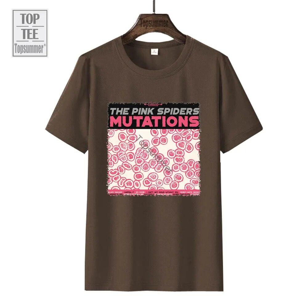 Mutations Album T-Shirt The Pink Spiders Tour T Shirt Unisex'S Pop Streetwear Oversize T-Shirts Women'S Short Sleeve Top