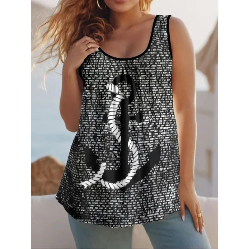 Summer Women's Sleeveless Vest Comfortable Soft Oversized Fashionable Versatile Personalized Vest