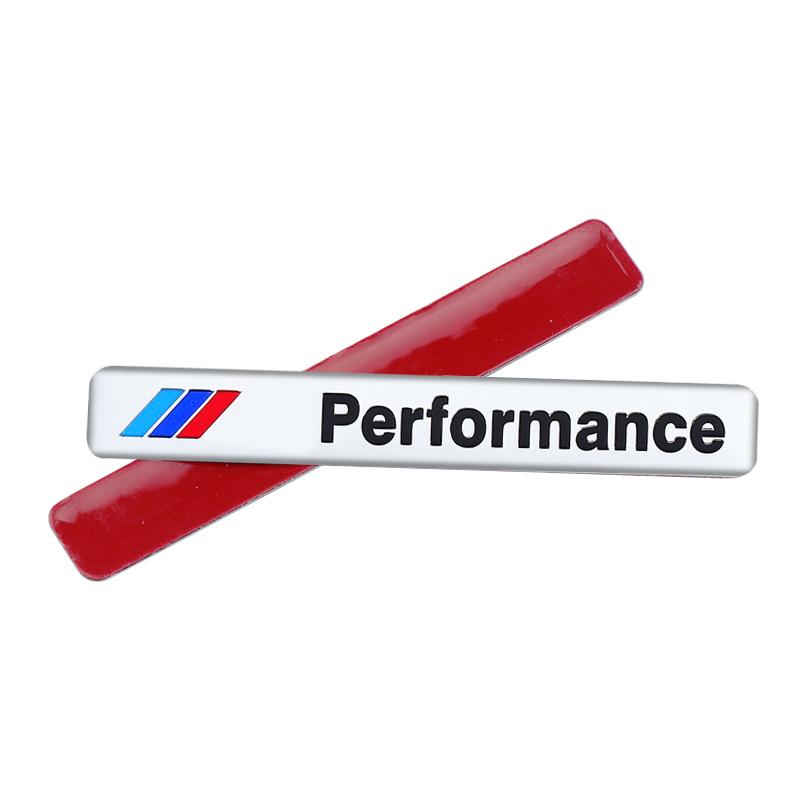 Aluminum Performance Motorsport Decorative Emblem Badge For BMW X1 X3 X5 X7 F30 E34 E36 E87 E39 F10 F01 F11 F20 E60 E46 E91 E92 ud2
