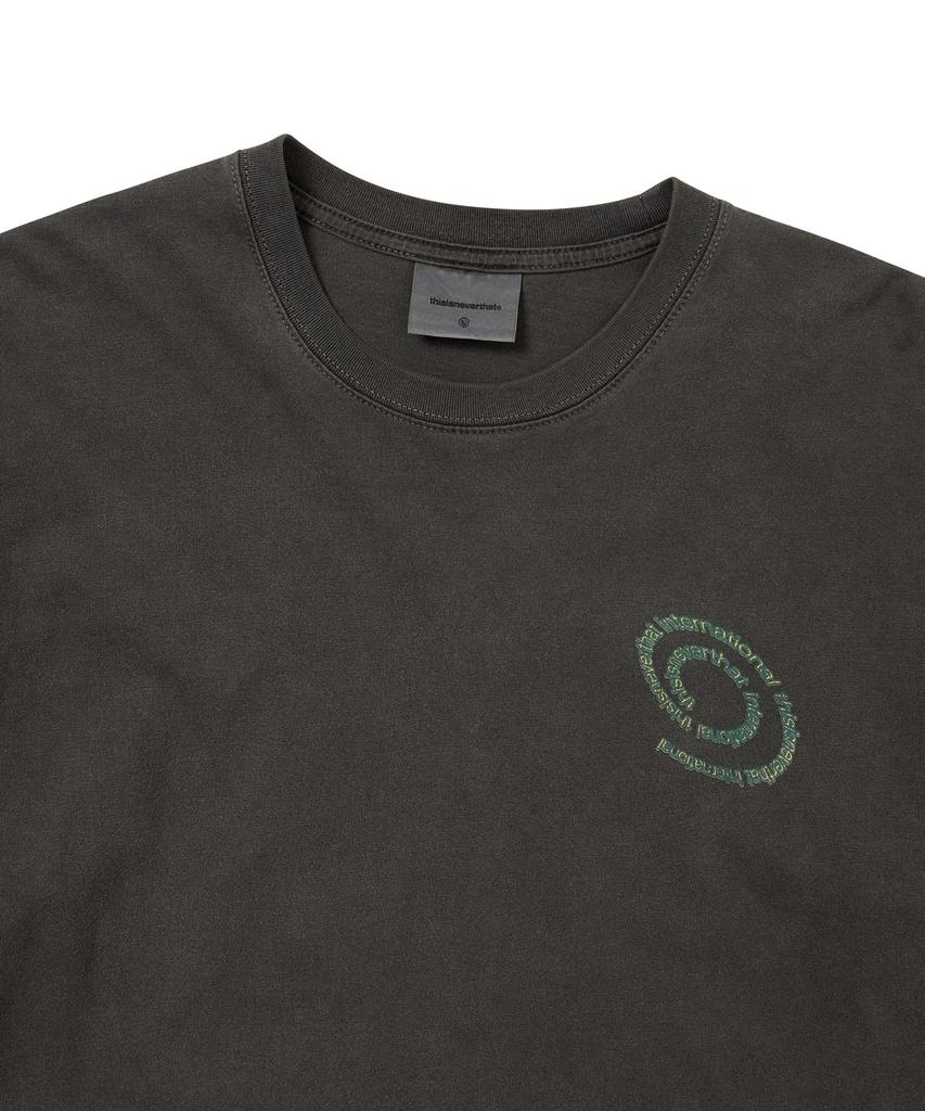 THISISNEVERTHAT Spiral Logo L/S Tee Charcoal