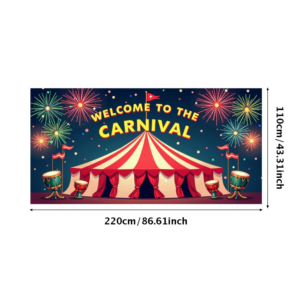 Event Backdrop Large Carnival Banner Decor Reusable Welcome Backdrop For School Event Festival Decor Birthday