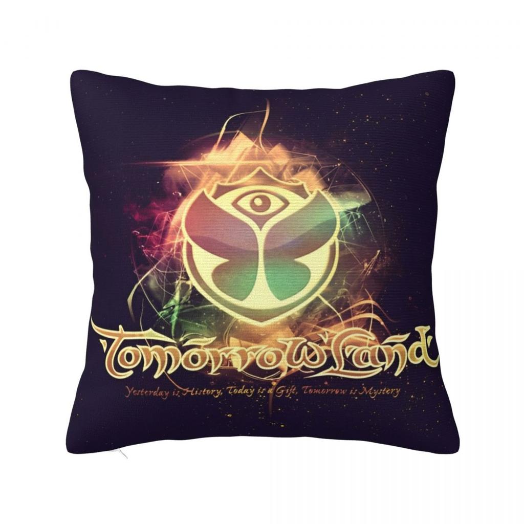 Tomorrowlandd Music Festival Pillow Case Butterfly Cushion Cover Awesome Zippered Decor Pillowcase For Sofa 45X45Cm