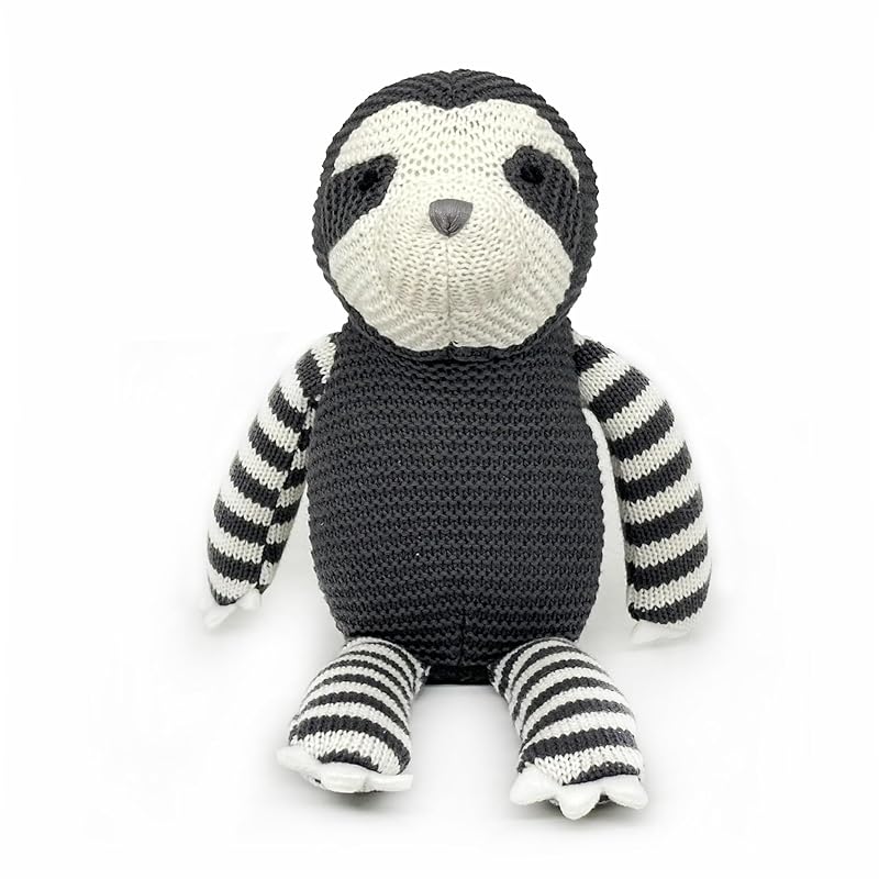 

FLUFFYFUN Plush Baby Sloth Stuffed Animal (Grey)