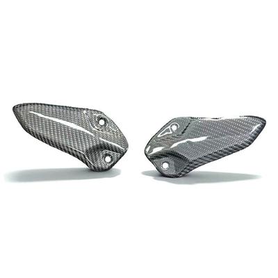 For Kawasaki Ninja ZX-4R ZX-4RR ZX4R ZX-25R -2024 -2024 Carbon Fiber Foot Pedal Heel Guard Plates 3K Motorcycle Parts