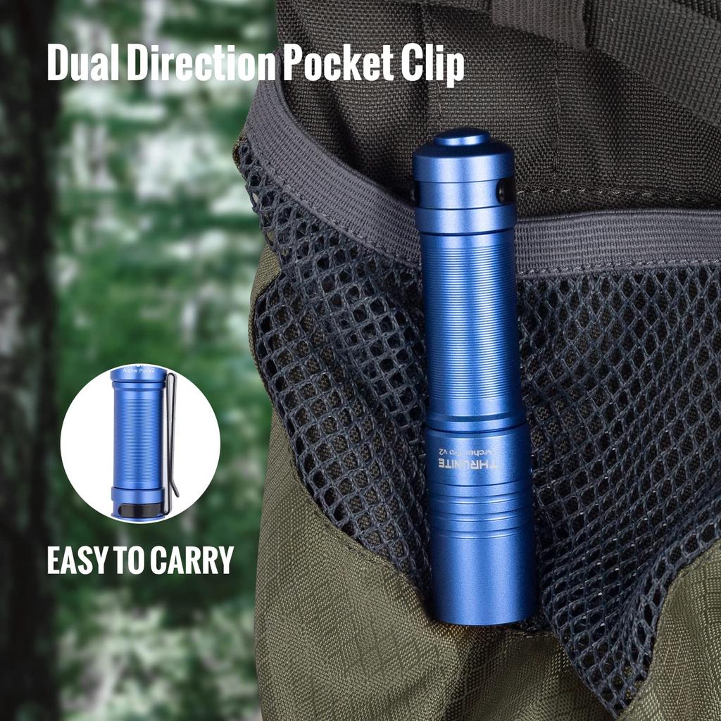 ThruNite ARCHER PRO V2 EDC Flashlight Mini Tail Switch LED
