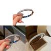 Geometric Zirconia Silver Bracelet For Women With Elegant Design For Office Wear