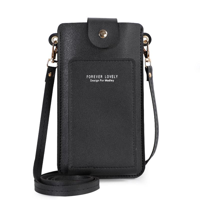 Crossbody Mobile Phone Cover Women Bag Universal Model Organizer Cell Pocket Touch Screen Case Wallets Shoulder Bags PU Handbag