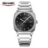 Skmei 9380 Classic High Quality Mens Quartz Watch Best Stainless Steel Band Waterproof Date Display Character Casual Hand Watch