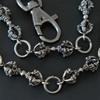 Fashionable Sturdy Alloy Punk Chain Featuring Powerful Designs Jewelry Accessory for Music Festivals and Parties