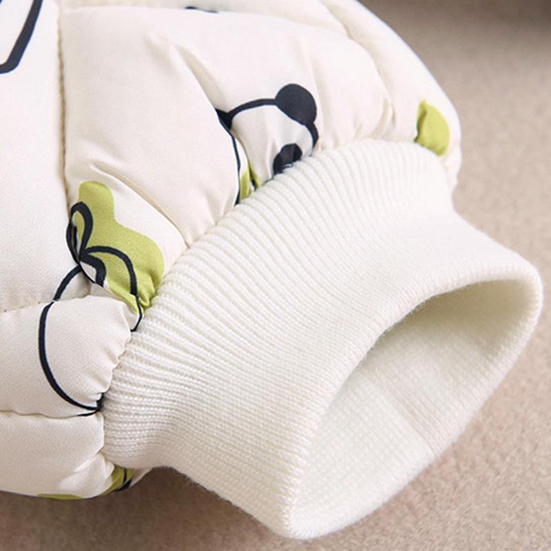 Infant Baby Winter Rompers Hooded Bodysuit