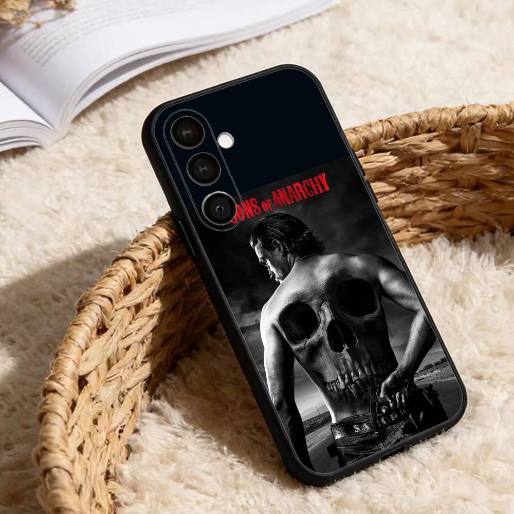 American TV S-Sons-Of-Anarchys Phone Case For Samsung Galaxy A20,21s,22,31,32,52,53,72,73,80,91 Soft Black Shell