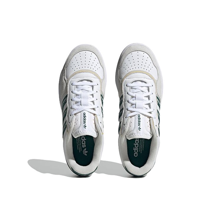 Adidas Originals Courtic Fabric Leather Suede Sneakers Unisex Sneakers Gray Green White ID4080