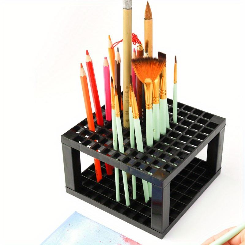 1-piece Set of 96 Holes Makeup Brushes&Paint Brushes Storage Detachable Holder,multifunctional Art Painting Pens Organizer.