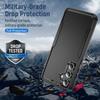 Hard Strong Rugged Armor Shockproof Case For Samsung Galaxy S24 FE S23 Ultra S22+ S21 S20 S10 Plus TPU Frame Plastic Back Cover