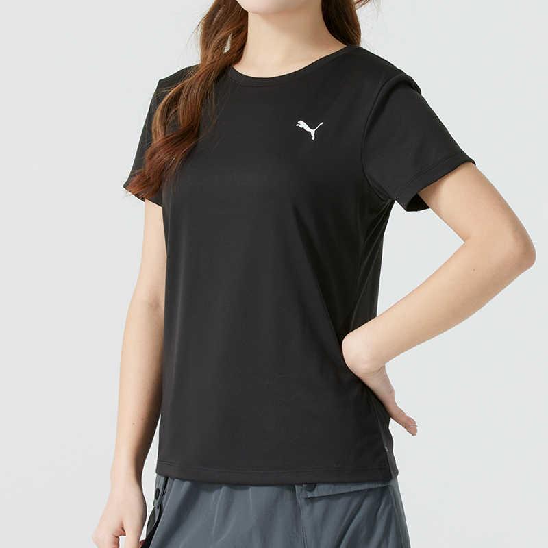 New PUMA Sports Life Collection T Shirt Women's Black 528393-01