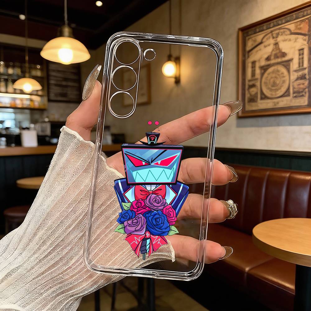 

Чехол для телефона Vox H-Hazbin H-Hotel для Samsung Galaxy A71, A70, A52, A51, A40, A30, Прозрачная крышка Samsung a50 30s 50s
