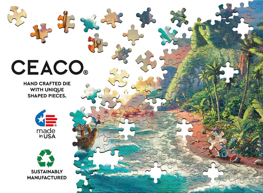 Ceaco Foil Puzzle Thomas Kinkade Moana 500 Piece Jigsaw Puzzle - - - -