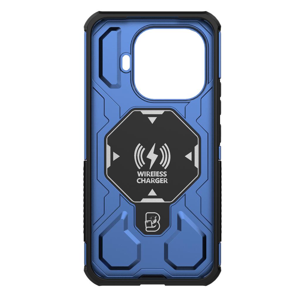 For Xiaomi 15T Pro Magnetic Case Rotating Metal Kickstand Shockproof PC + TPU Phone Back Cover