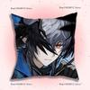 Game Tomorrow Ark A-Arknights Anime Pillow Case Anti-dustmite Pillowcase Invisible zipper silky short plush Sofa cushion cover