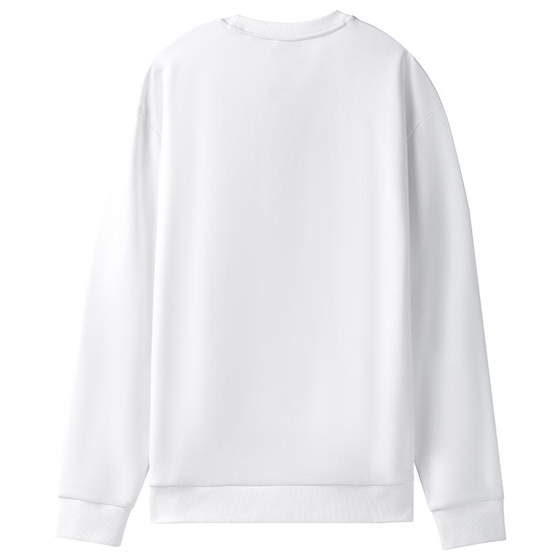 Li Ning Fleecegefütterter Pullover Thermisch Rundhalsausschnitt Minimalistischer Stil Vielseitige Mode Bequem Und Trendiges Sportoberteil AWDVH01-2