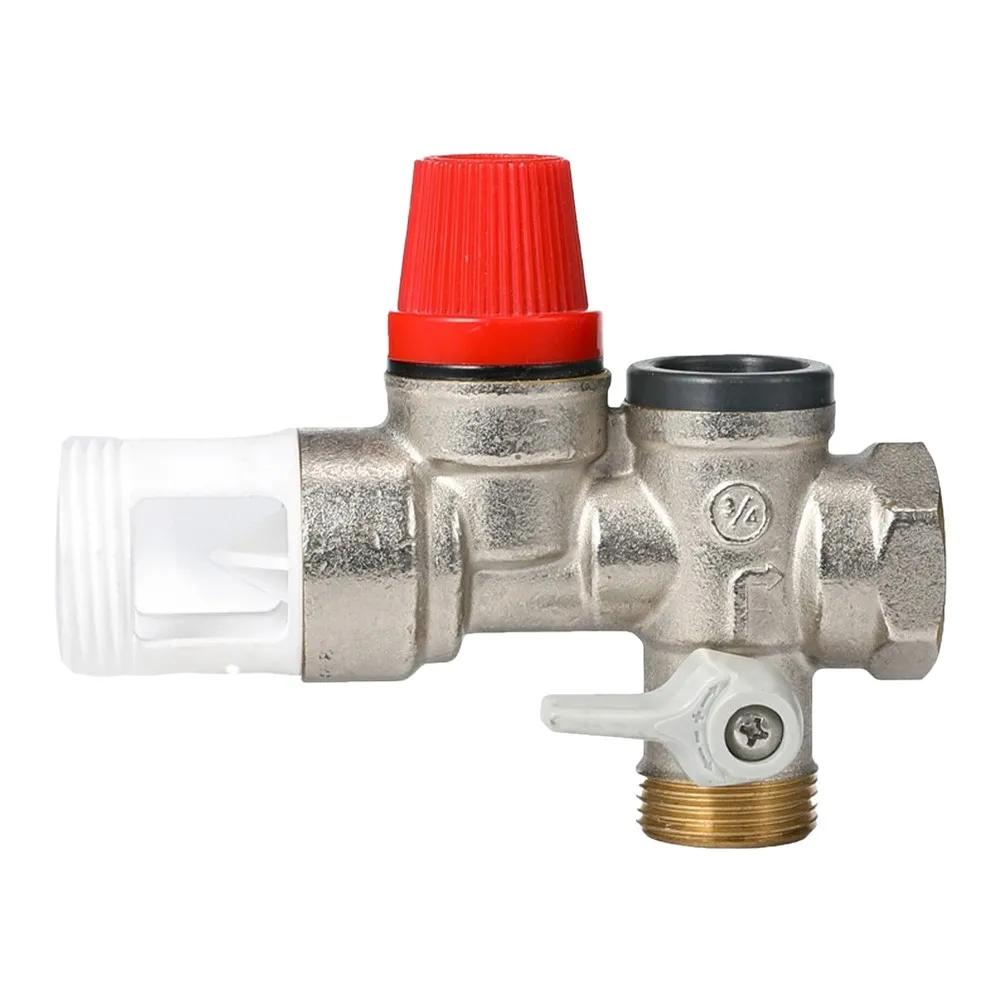 1PC DN20 For Heater Systems Accessories One-way Pressure Relief Valve Used Safety Valve Home Heater Systems Valves Replacement