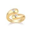 925 Silber Plated Moissanit Ringe 18K Gold Voll Stein Passiert Diamant Test Hohe Qualität Damen Ring Hochzeits Schmuck