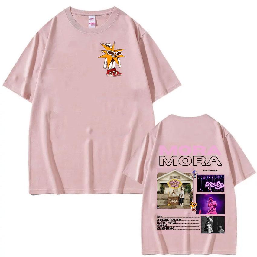 Sänger MORA MICRODOSIS Tour 2025 Album Merch T-Shirt Herren Damen Mode Popmusik T-Shirt Vintage Übergroße Kurzarm T-Shirts