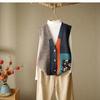 Women's 2023 Retro Loose Knit Vest Cardigan Sweater Shawl for Spring and Autumn