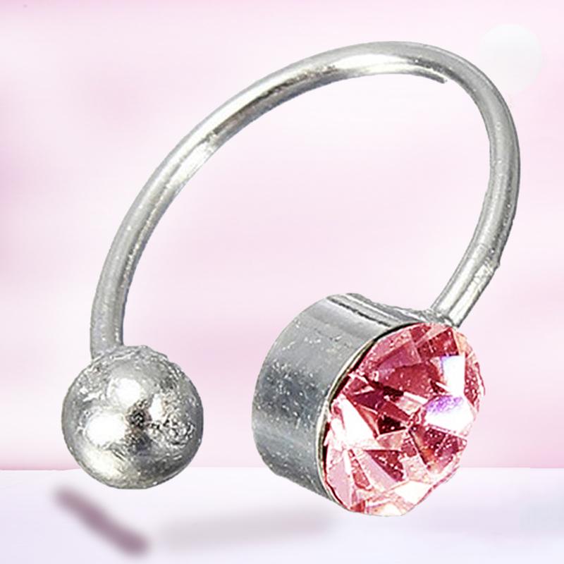 

Серьги-клипсы U-образной формы, непористые 0.8 cm X 1 cm розовый