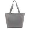 Excellent Tote Bag Manuel Engraved Logo Charcoal Gray Shrink Mens Used