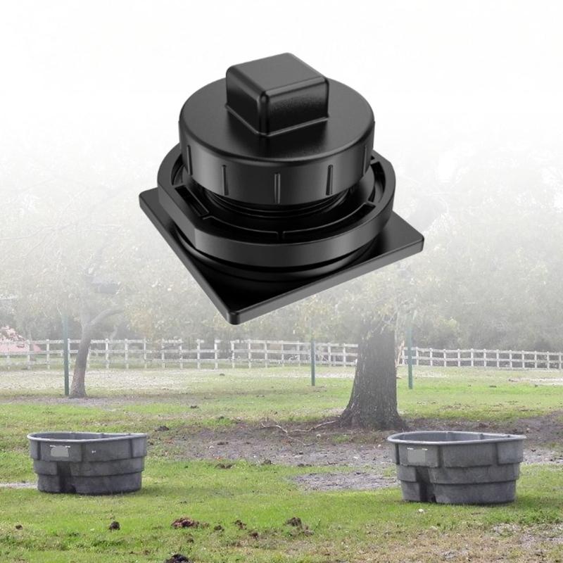 Sturdy Stock Tank Drain Valves Leakproof Designs for Agricultural and Industrial Use Includes Spare Rubber Seal