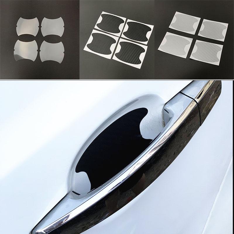 4pcs Car Stickers Car Door Handle Scratches Protec For Mazda 2 3 5 6 CX-5 CX7 CX-8 CX9 CX-3 CX-4 CX-30 MX-5 Atenza Axela BT-50