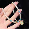 Versatile Turquoise & Freshwater Pearl Necklace - Playful Gift for Women