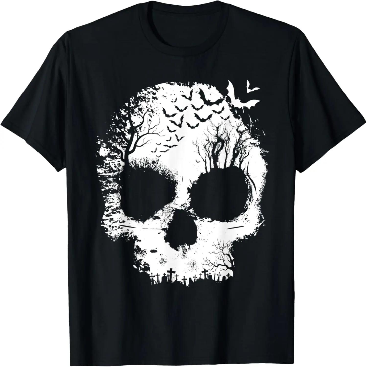 Gothic Skull with Bats S