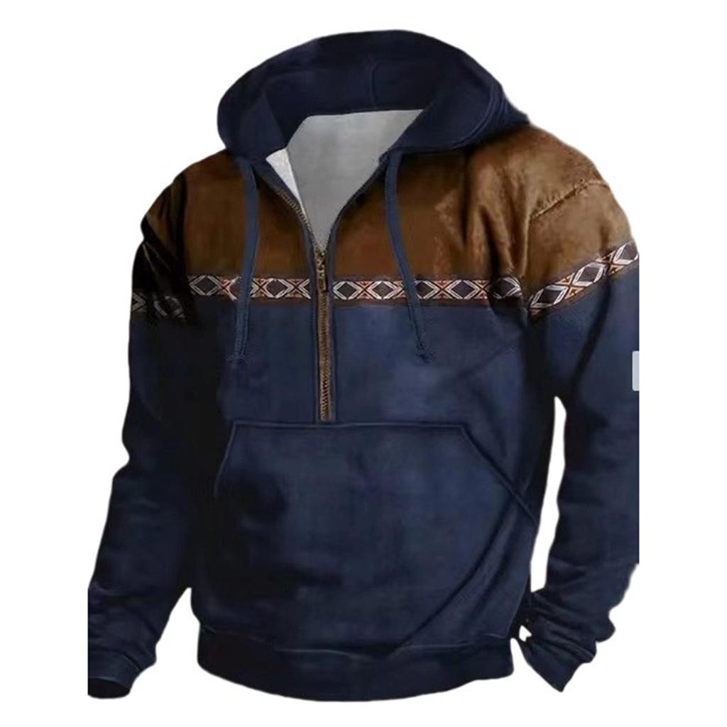 Men  Leisure  Fashion  Hooded Hood  Zipper  Hoodie
