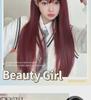 Coney Red Mera Lolita Long Straight Wig for Women