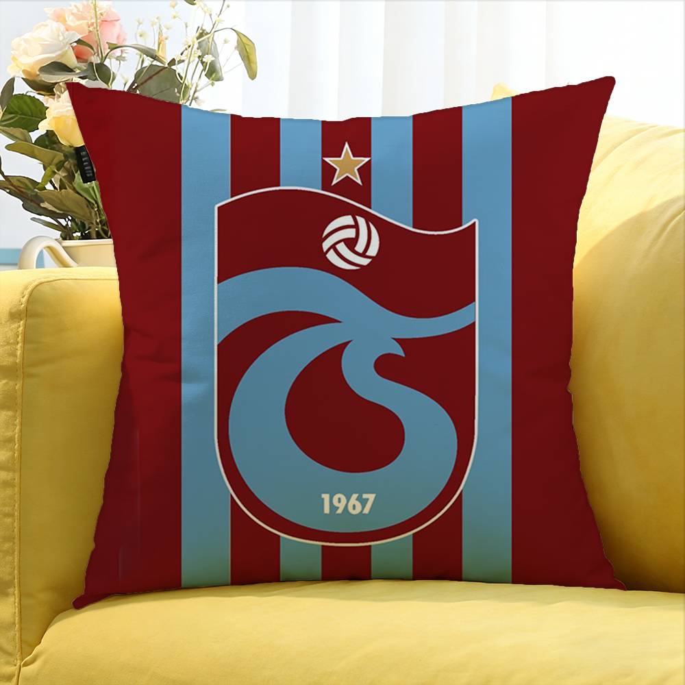 Türkei T-Trabzonspor-S Verschiedene Größen Quadratische Kissenhülle Für Auto Haus Schlafzimmer Dekor Peach skin 18*18(CM)-1Pcs gray