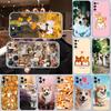 Cute Corgi dog Case for Motorola G10 G20 G04 E30 E40 E22 E20 E13 E15 G22 G23 G05 G75 G35 G55 E22S E7 G6 G7 G8 G9 Plus Power Play