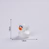 10Pcs Mini Halloween Pumpkin Duck Micro Landscape Resin Ornament Devil Duck Halloween Carnival Party Gift Home Desktop Decoratio